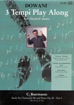 Study for Clarinet in Bb and Piano Op. 63 - Part 3